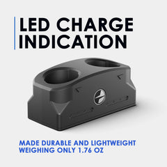 Pulsar APS Battery Charger LED indicator shows charging status at a glance.