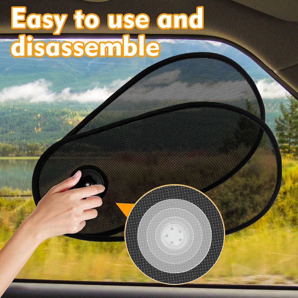 PUMHUBO universal size 42x21cm fits most car windows