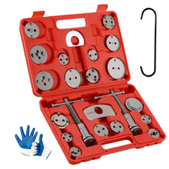 Punmew brake caliper compressor kit shown with 18 adapters for universal vehicle fit.