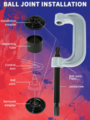 Punmew forcing-screw press demonstrating controlled removal pressure