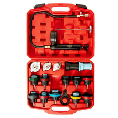 Punmew radiator pressure tester kit storage case keeps all accessories organized for fast diagnostics
