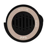 Pura car scent refill with lavandin-geranium for a fresh cabin aroma.