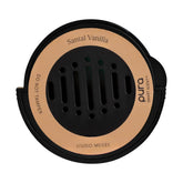 Pura Santal Vanilla car diffuser refill packaging shows premium design for long-lasting aroma.
