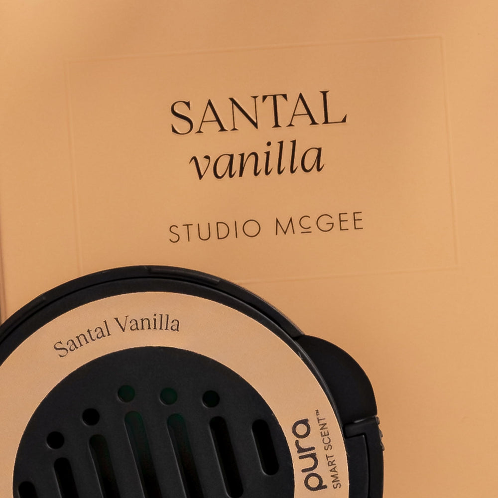 Cozy car interior bathed in Santal Vanilla aroma.