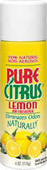 Pure Citrus Lemon odor eliminator neutralizes odors naturally; ideal for home or car.
