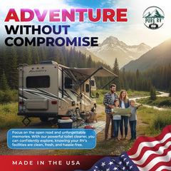 Pure RV protects toilet seals while breaking down waste