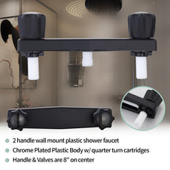 PureHaven easy-installation shower faucet ideal RV or mobile home upgrade.