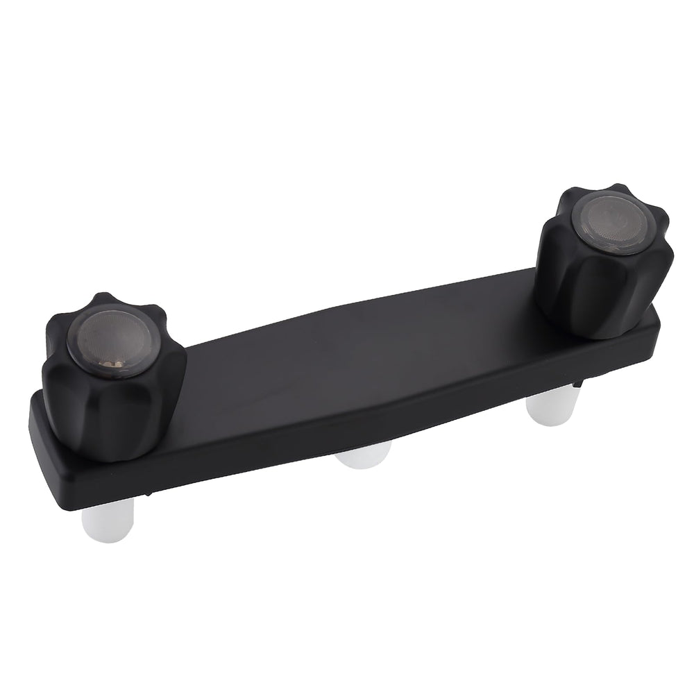 PureHaven mobile home shower valve, two-handle design enables easy temperature control.