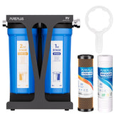 PurePLUS RV grooved sediment cartridge captures finer debris for cleaner water.