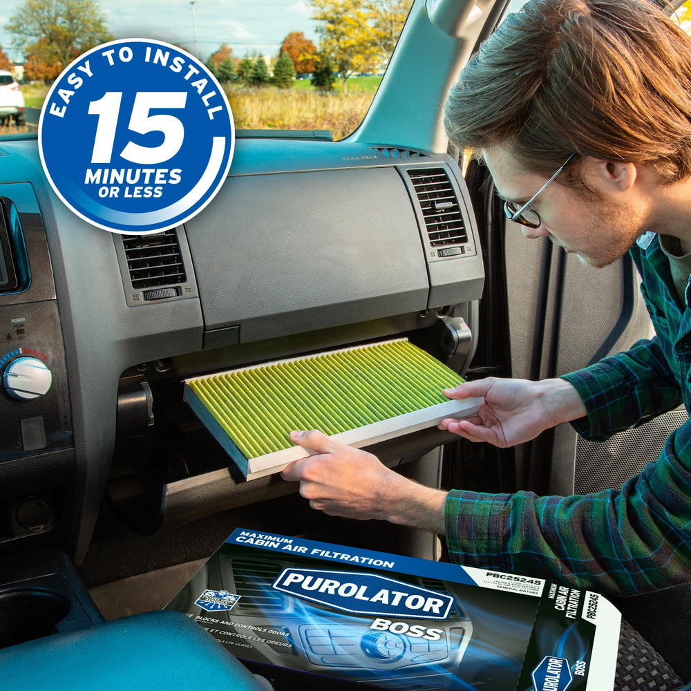 Installing Purolator BOSS cabin filter in a Tesla Model 3