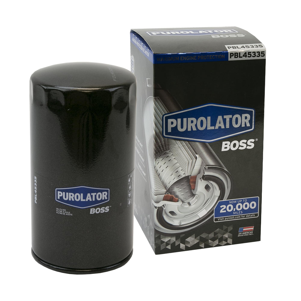 PurolatorBOSS maximum-engine-protection-filter shown for long engine life.