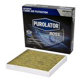 PurolatorBOSS PBC38173 packaging shows OEM cabin filter ready for replacement.
