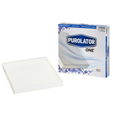 Purolator C36156 cabin air filter front view highlighting dirt removal power