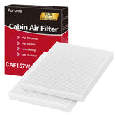 Puroma cabin air filter packaged front view showing compact design for fitment