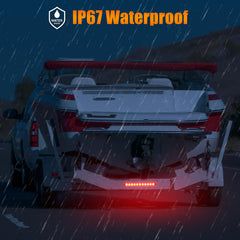 PVerandio trailer light bar supports multiple mounting configurations for trailers.