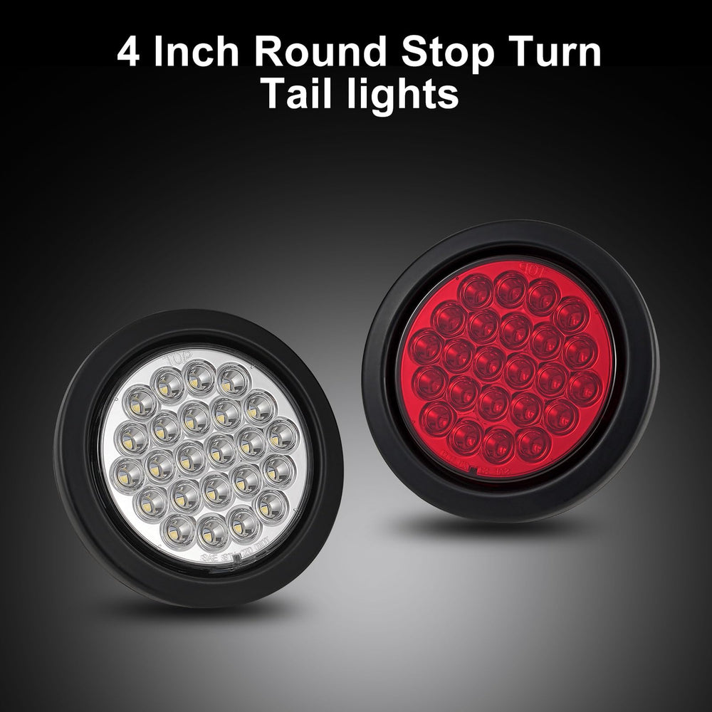 PVerandio 12V DC LED trailer lights offer bright visibility while consuming less power.