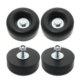 PWEOW 2.5-inch round trailer bumper close-up highlights rugged rubber performance.