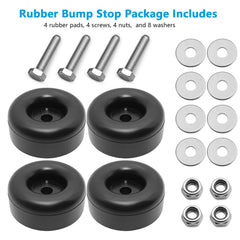 PWEOW bumper mounted on a trailer ramp door protects against impact.
