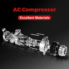 Durable PYHAUTO AC compressor with clutch emphasizes long-lasting construction