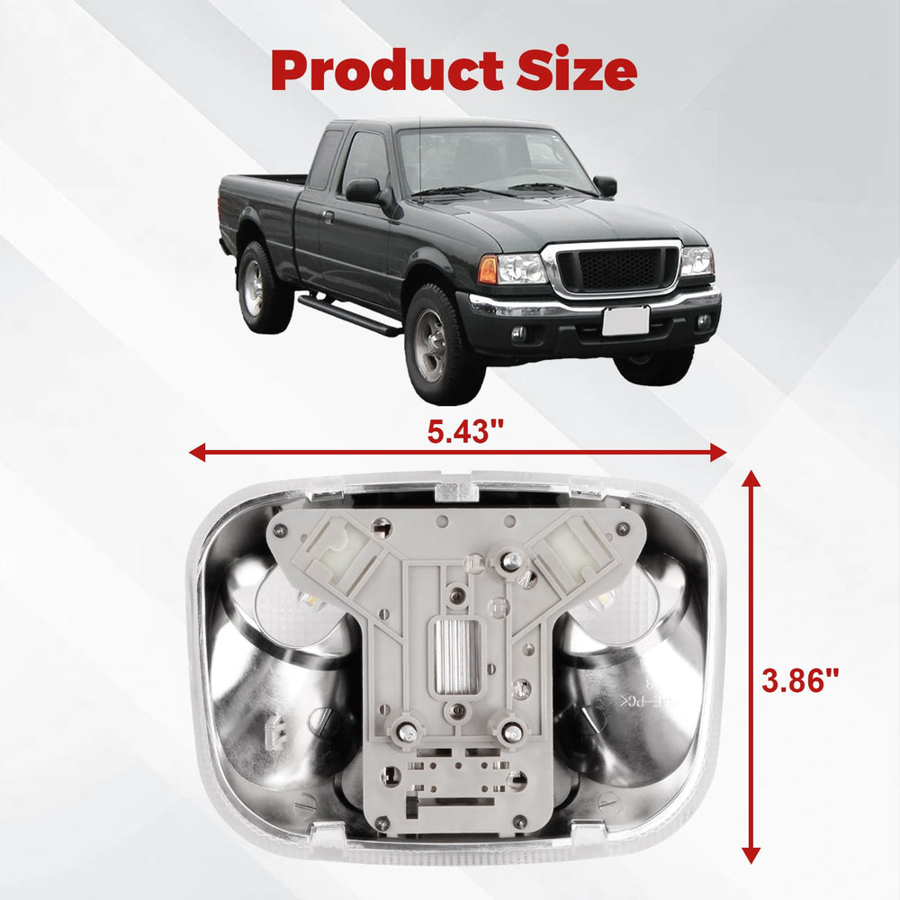 PYHAUTO Ranger dome light assembly packaging and included parts.
