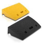 Pyle 2pc vehicle curb ramps, assembled for portable driveway access and use.