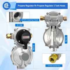 Complete PYXGLAQ kit with regulator and hoses for easy setup