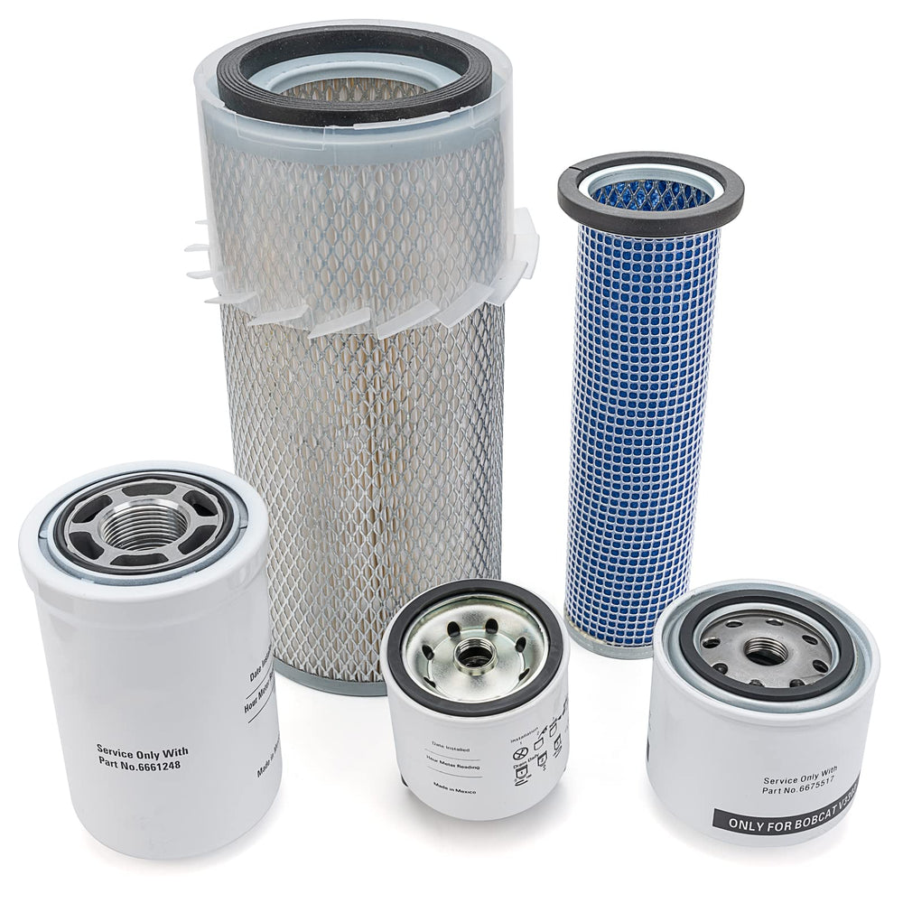Qagea filter kit fuel water separator filter helps prevent water contamination.