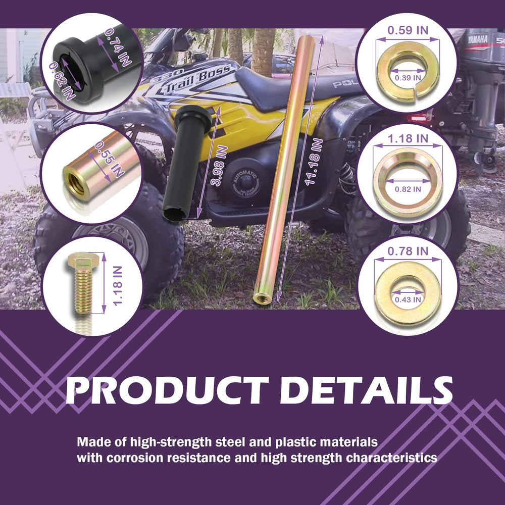 Qagea front A-arm kit aids restoration of steering stability on trails