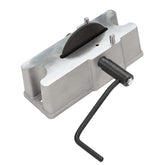 Qagea manual piston ring filer assembly with positioning pin for quick, accurate finishing