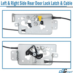 Qagea two-year warranty badge for rear door latch cable, reliable support