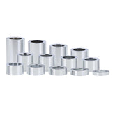 Qagea wheel axle spacer kit chrome assembly for Harley motorcycles.