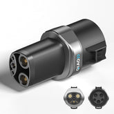 QAOFUL J1772 to Tesla adapter front view with reliable connections