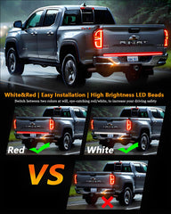 Qasim tailgate light strip wide tailgate coverage for better signaling.