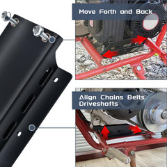 QASKEHKT Coleman CT200U mini bike riser plate boosts rear-wheel torque