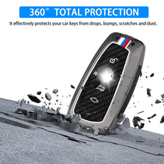 QBUC zinc alloy metal shell adds durable, premium look to your key fob