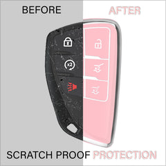 QBUC Chevy key fob with keychain for secure grip