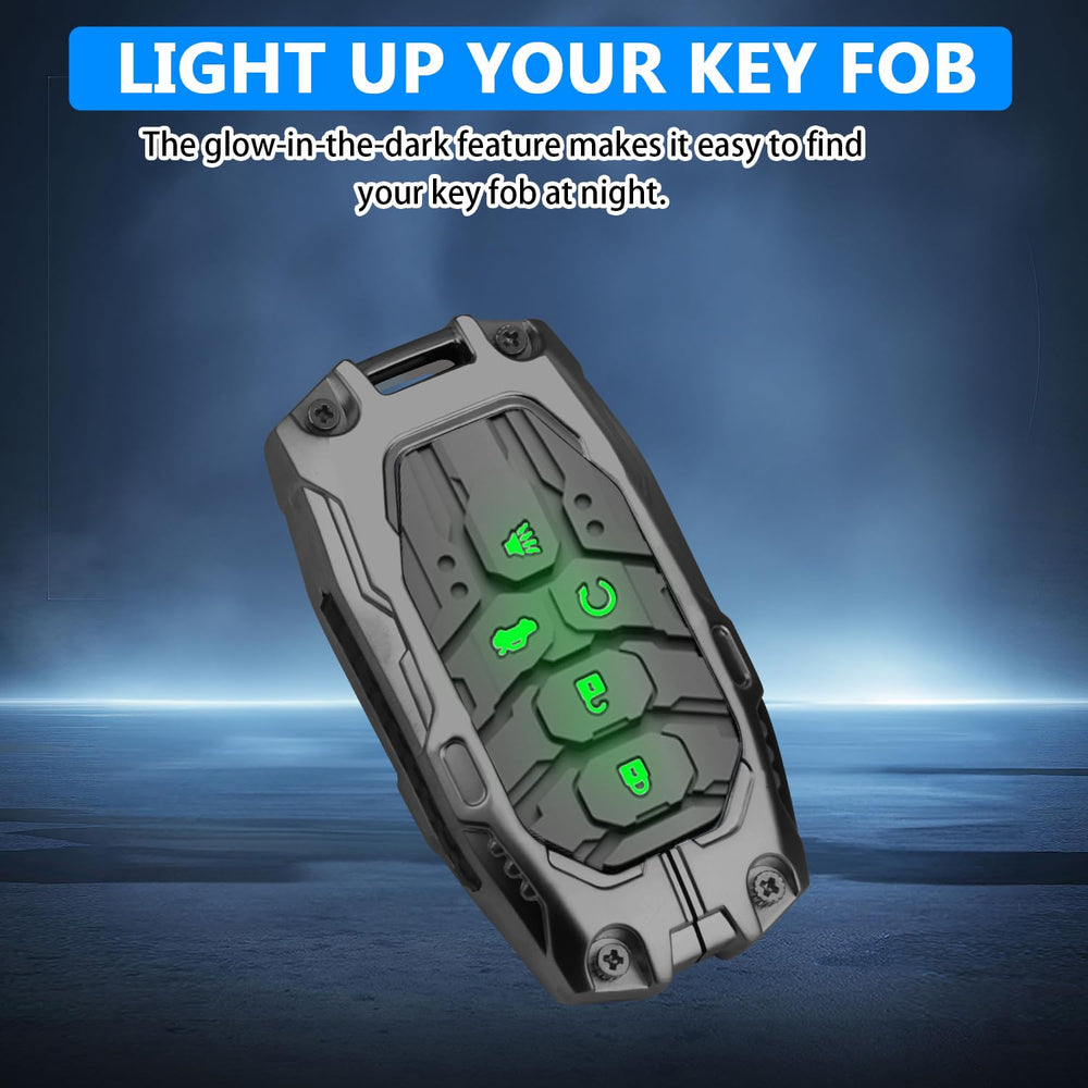 QBUC glow-in-the-dark buttons boost night visibility on the fob