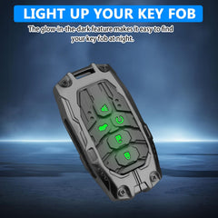 QBUC glow-in-the-dark buttons boost night visibility on the fob