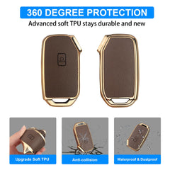 QBUC Kia K5 brown leather cover with premium look