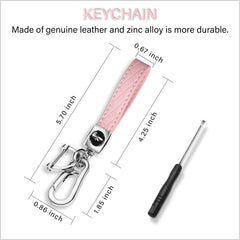 Stylish pink chrome trim enhances daily carry and visibility