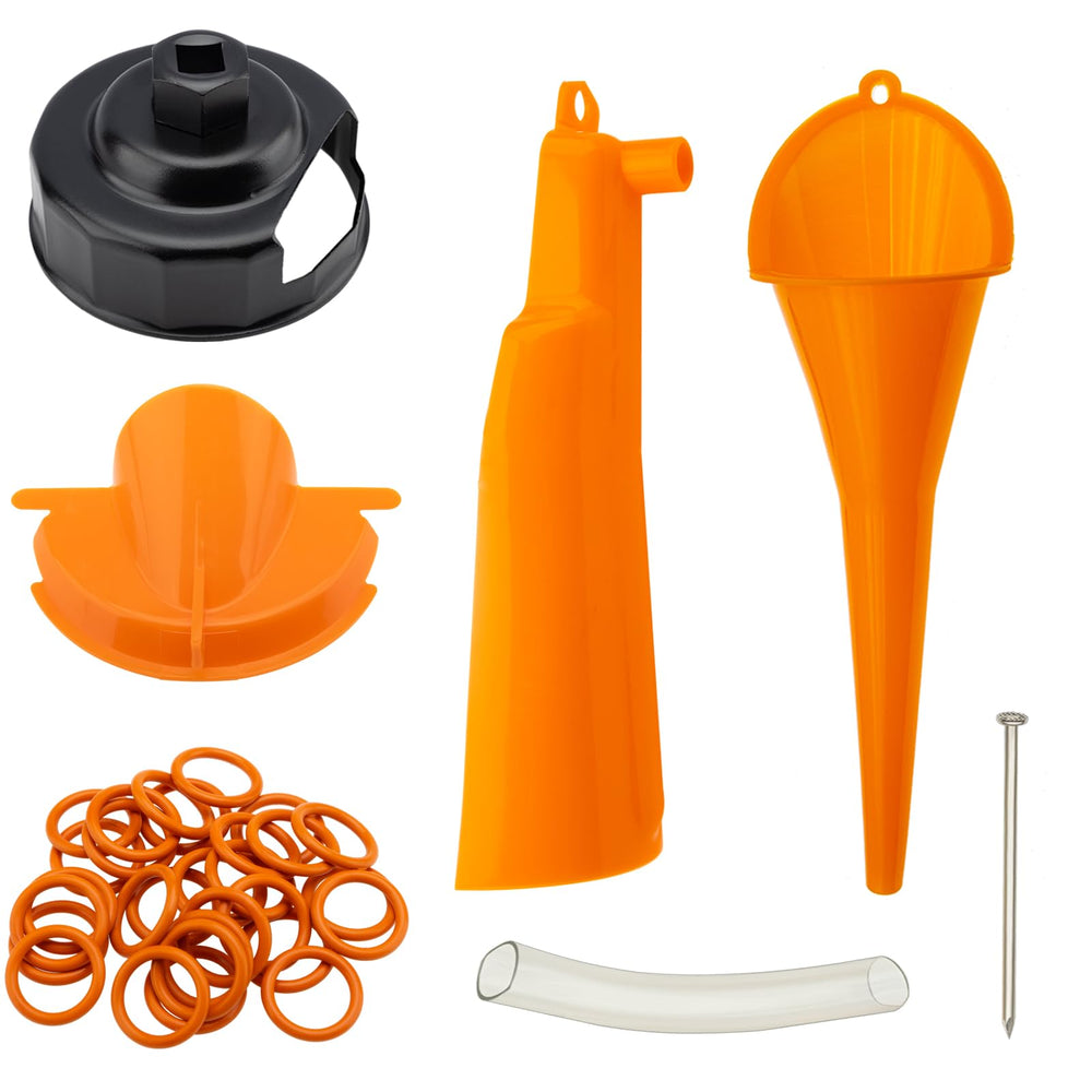 QHDSGZS oil change kit with Harley filter cap wrench for quick filter removal