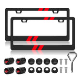 Qianjiang license plate frame for Charger-Challenger front view adds sport look