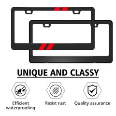 Qianjiang license plate frame UV fade-resistant ink maintains color