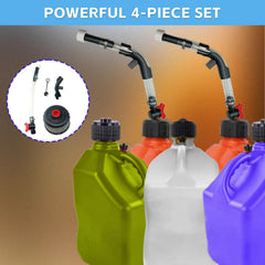 QIANQIAN included O-ring set seals the fuel tank cap securely.