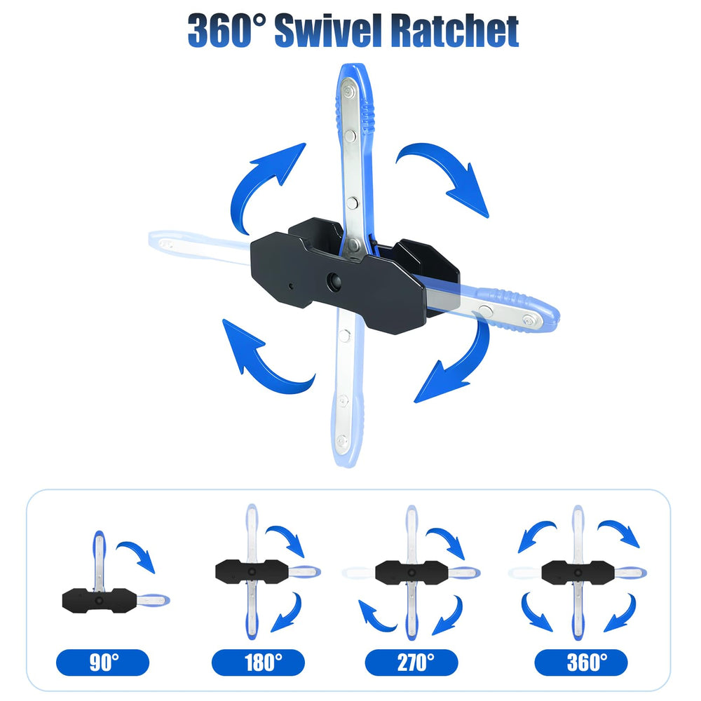 QIFEIOSHI brake caliper tool in use demonstrates on-vehicle brake servicing.