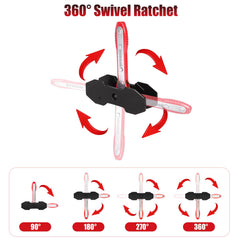 QIFEIOSHI ergonomic non-slip handle reduces effort during compression