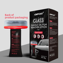 QIFOR Oil Film Remover glass-surface-safe formula protects exterior glass