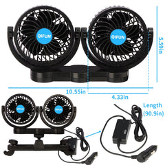 QIFUN low-noise operation under 50 dB for quiet rides.