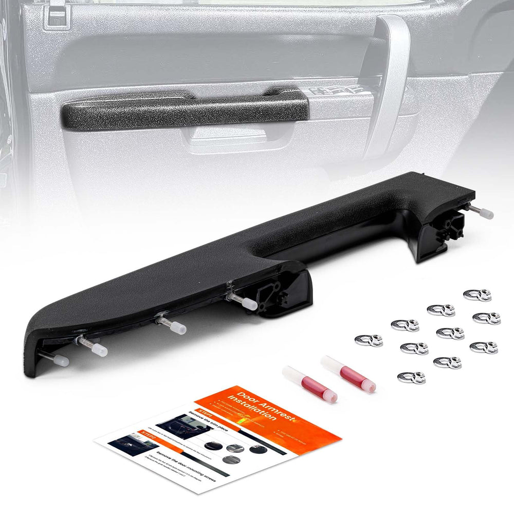 Qifusucc armrest repair for front-right door panel with below-armrest release, improves function.