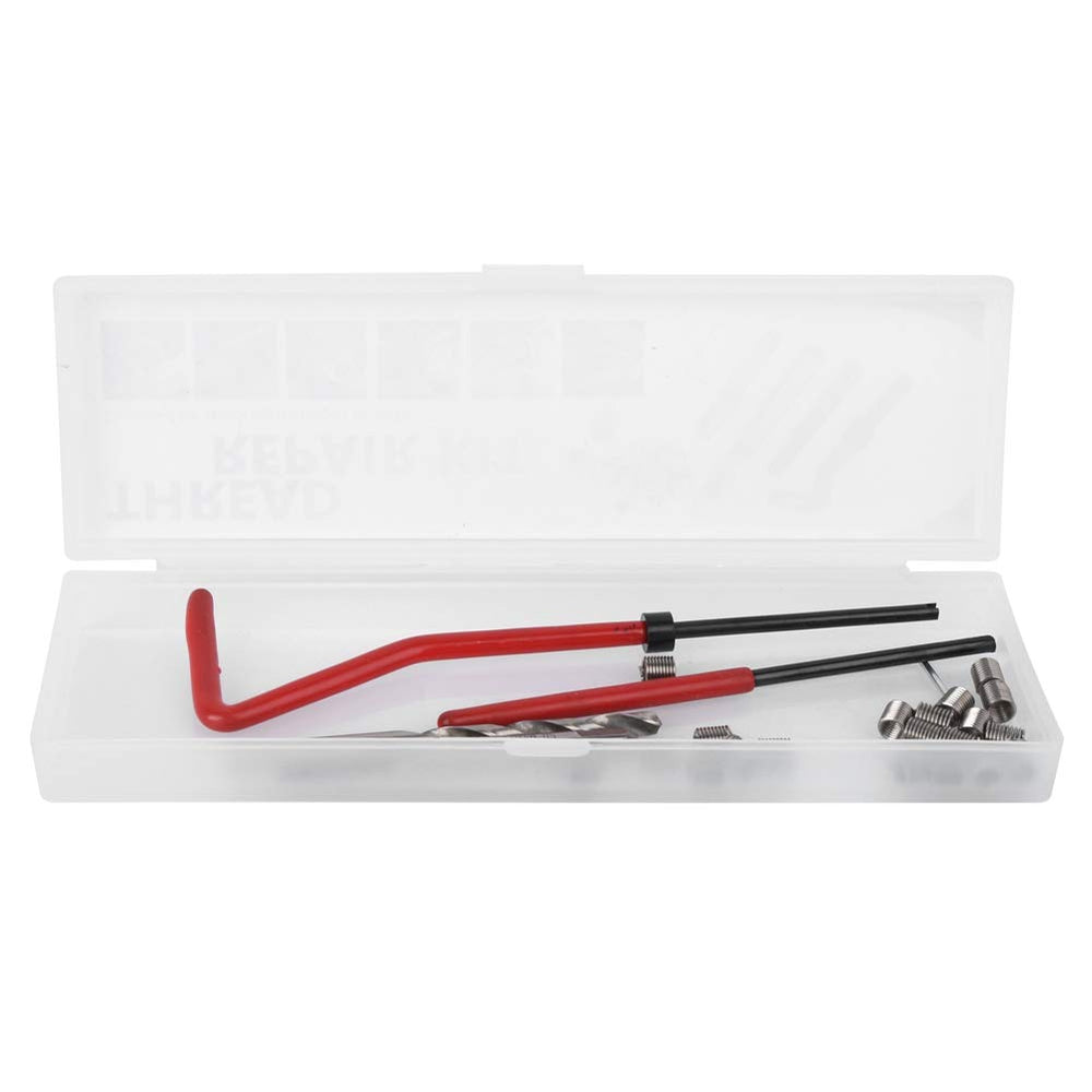 Qiilu M4 Helicoil kit compact packaging supports on-site use.